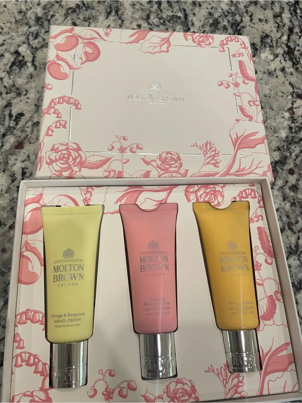 Molton Brown Pink & Yellow Hand Cream Set